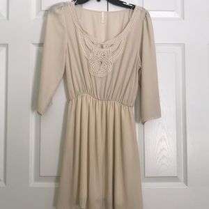 Cream color dress